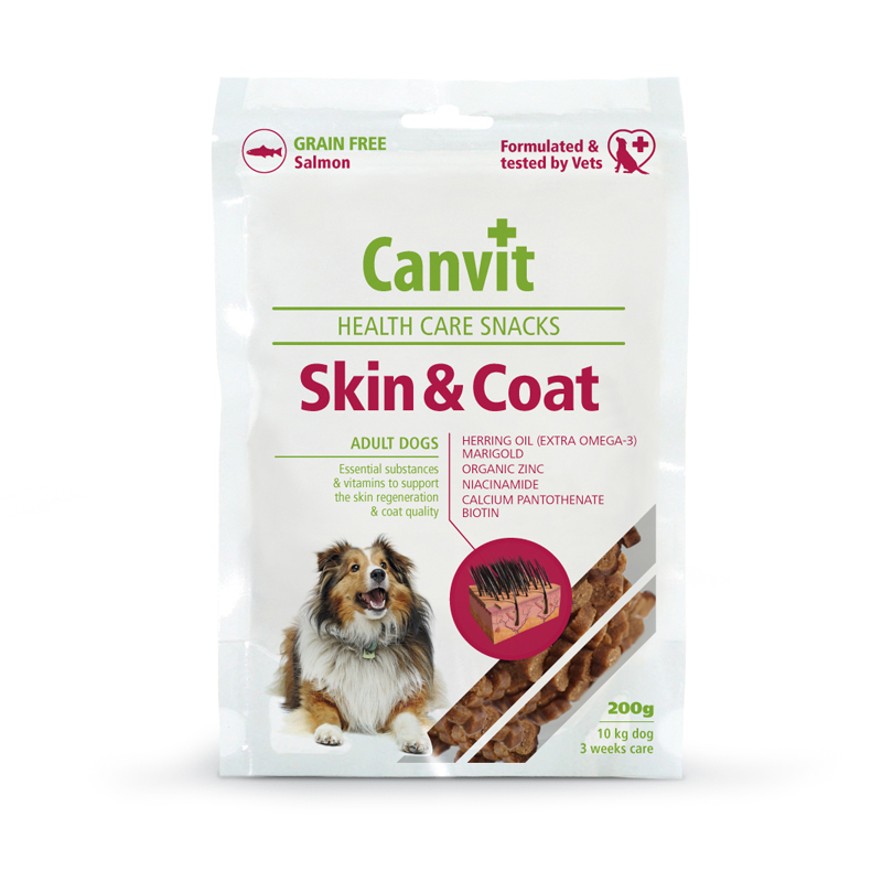 Canvit Skin & Coat Health Care Snacks - Kliknutm zobrazte detail obrzku.