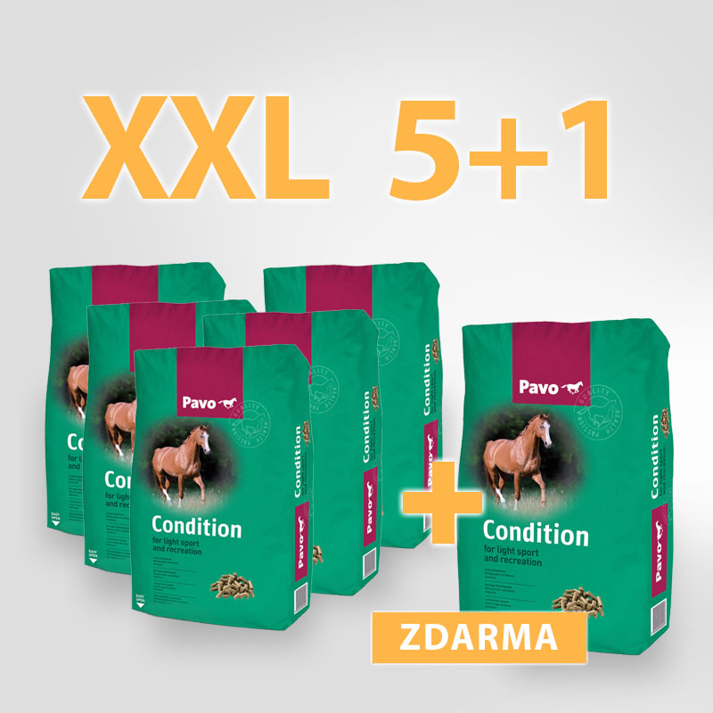 XXL akce 5 + 1 zdarma - Pavo Condition 20 kg - Kliknutím zobrazíte detail obrázku.